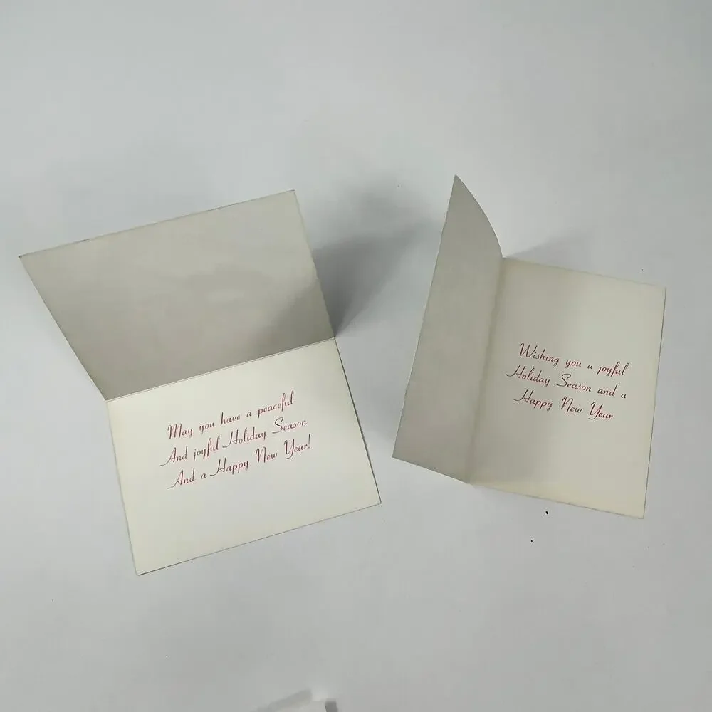 26 Blank Vintage Holiday Greeting Cards Assorted Designs 5.5